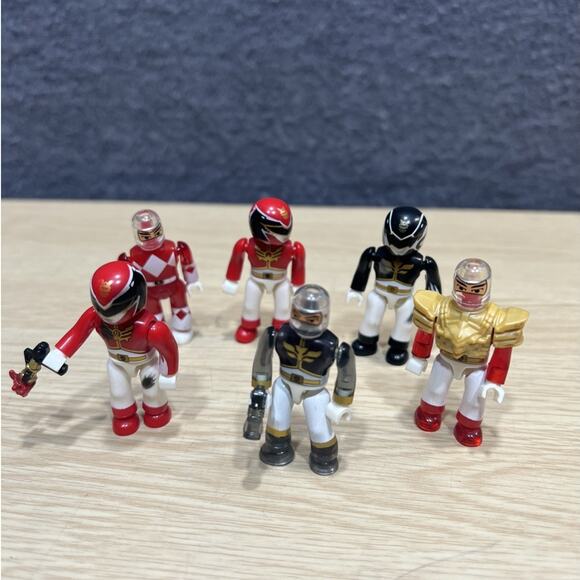 Mighty Morphin' Power Ranger Mega Bloks/Bundle of 6 - Picture 1 of 1